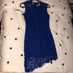 Crochet asymmetrical dress